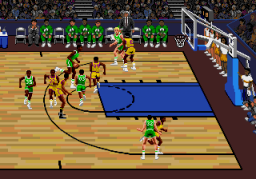 Lakers Vs. Celtics And The NBA Playoffs (SMD)   © EA 1991    2/3