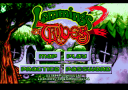 Lemmings 2: The Tribes (SMD)   © Psygnosis 1994    1/3