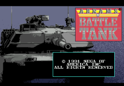 M-1 Abrams Battle Tank (SMD)   © Sega 1991    1/3