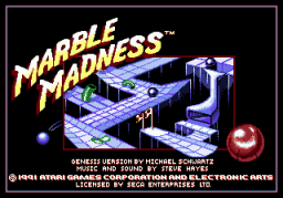 Marble Madness (SMD)   © EA 1993    1/4