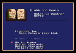 Might And Magic II: Gates To Another World (SMD)   © EA 1991    1/3