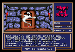 Might And Magic II: Gates To Another World (SMD)   © EA 1991    3/3