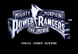 Mighty Morphin' Power Rangers: The Movie (SMD)   © Sega 1995    1/3