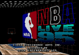 NBA Live '95 (SMD)   © EA 1994    1/3