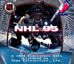 NHL '95 (SMD)   © EA 1995    1/3