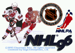 NHL '96 (SMD)   © EA 1995    1/3