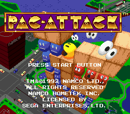 Pac-Attack (SMD)   © Sega 1993    1/4