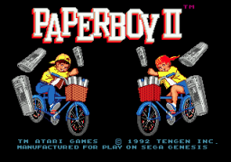 Paperboy 2 (SMD)   © Tengen 1992    1/3