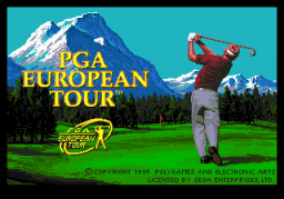 PGA European Tour (SMD)   © EA 1994    1/3