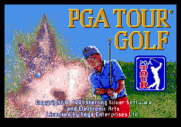 PGA Tour Golf (SMD)   © EA 1991    1/3