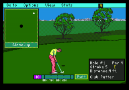 PGA Tour Golf (SMD)   © EA 1991    3/3