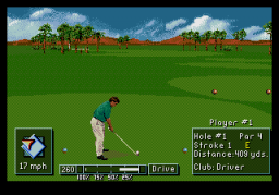 PGA Tour Golf III (SMD)   © EA 1994    2/3