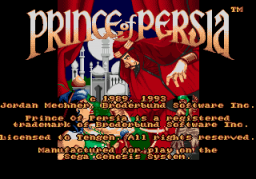 Prince Of Persia (SMD)   © Domark 1993    1/3