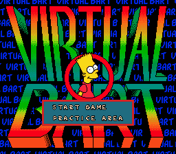 Virtual Bart (SMD)   © Acclaim 1994    1/3