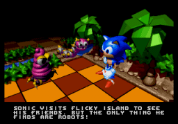 Sonic 3D: Flickies' Island (SMD)   © Sega 1996    1/8