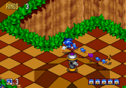 Sonic 3D: Flickies' Island (SMD)   © Sega 1996    2/8