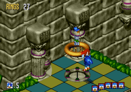 Sonic 3D: Flickies' Island (SMD)   © Sega 1996    4/8