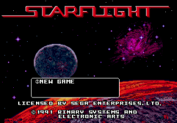 Starflight (SMD)   © EA 1991    1/3