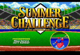 Summer Challenge (SMD)   © Accolade 1993    1/3