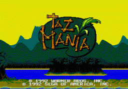 Taz-Mania (SMD)   © Sega 1992    1/4