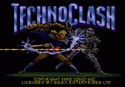 Techno Clash (SMD)   © EA 1993    1/3