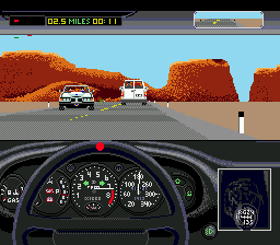 Test Drive II: The Duel (SMD)   © Ballistic 1992    3/3