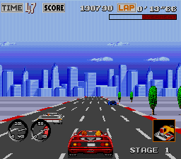 Turbo Out Run (SMD)   © Sega 1992    3/4