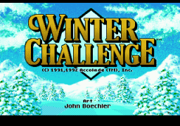 Winter Challenge (SMD)   © Ballistic 1992    1/3
