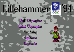 Winter Olympics: Lillehammer '94   © U.S. Gold 1993   (SMD)    1/3