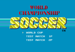 World Cup Italia '90 (SMD)   © Sega 1990    1/3