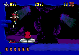 Zero: The Kamikaze Squirrel (SMD)   © SunSoft 1994    4/4