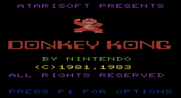 Donkey Kong (V20)   © Atari (1972) 1983    1/3