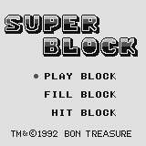 Super Block (1992) (SV)   © Watara TBA    1/3