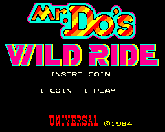 Mr. Do!'s Wild Ride (ARC)   © Universal 1983    1/3
