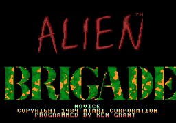 Alien Brigade (7800)   © Atari Corp. 1990    1/9