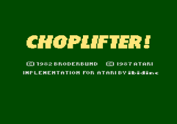 Choplifter (7800)   © Atari Corp. 1987    1/3