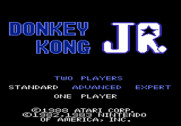 Donkey Kong Jr. (7800)   © Atari Corp. 1988    1/3