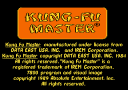 Kung-Fu Master (7800)   © Absolute 1989    1/3