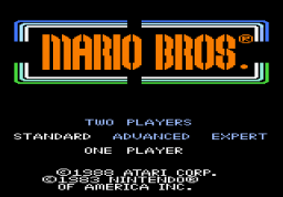Mario Bros. (7800)   © Atari Corp. 1987    1/6