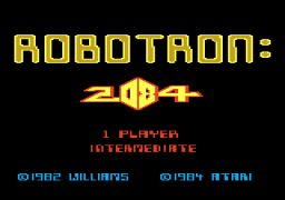 Robotron: 2084 (7800)   © Atari Corp. 1987    1/3