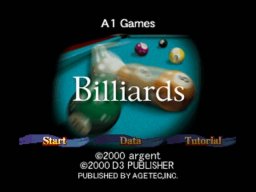 Billiards (PS1)   © Chat Noir 1999    1/6