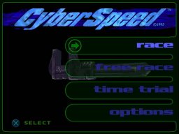 Cyberspeed (PS1)   © Mindscape 1995    1/3