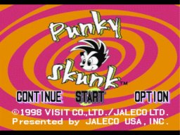 Punky Skunk (PS1)   © Visit 1996    1/3