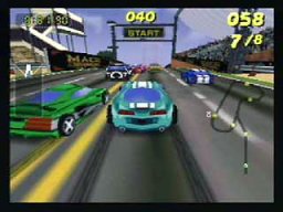 San Francisco Rush: Extreme Racing (PS1)   © Midway 1998    2/3