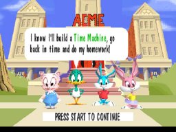 Tiny Toon Adventures: Plucky's Big Adventure (PS1)   © Conspiracy 2001    1/3