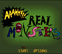 Aaahh!!! Real Monsters (SNES)   © Viacom 1995    1/5