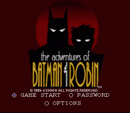 The Adventures Of Batman & Robin (SNES)   © Konami 1994    1/4