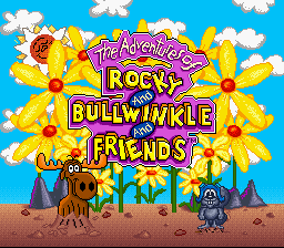 The Adventures Of Rocky & Bullwinkle And Friends (SNES)   © THQ 1993    1/3