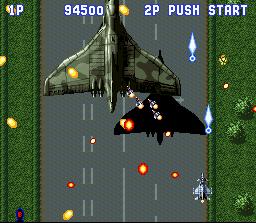 Aero Fighters (SNES)   © Video System 1993    3/5