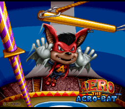 Aero The Acro-Bat (SNES)   © SunSoft 1993    1/6